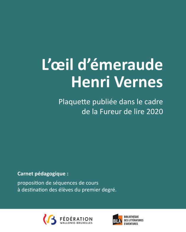 Couverture du cahier pédagogique L'œil d'émeraude