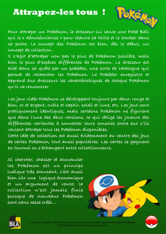 Pokémon : des monstres et des jeux