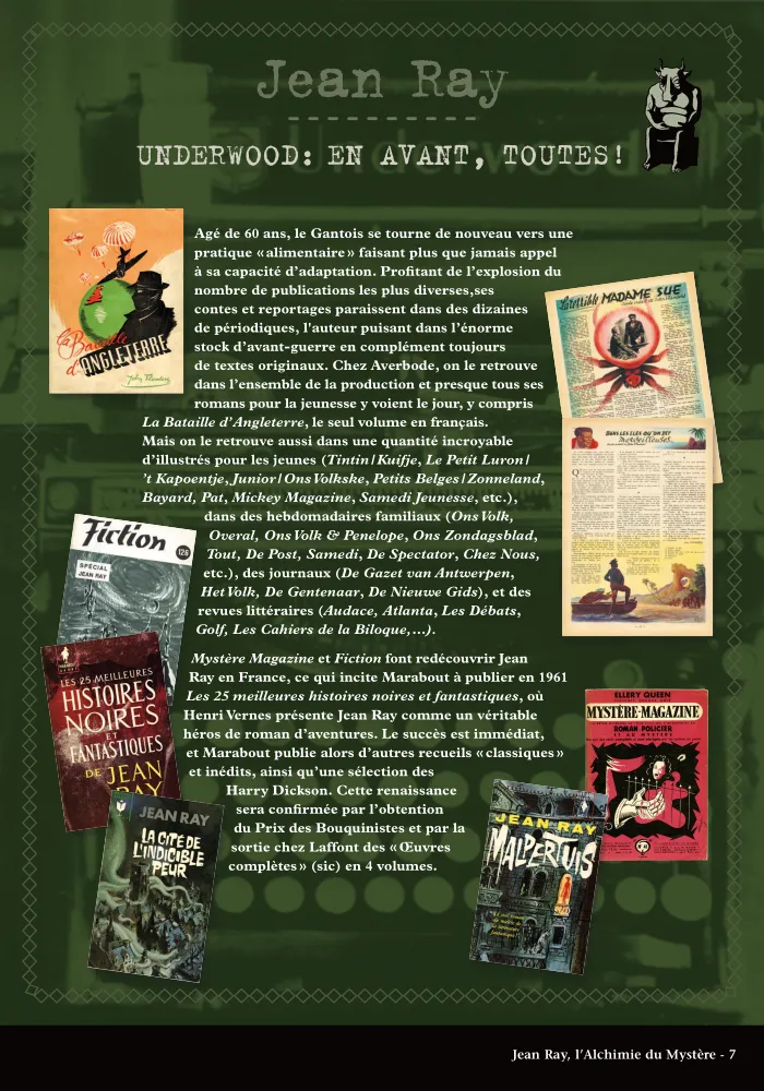 Jean Ray, l’alchimie du mystère (+ colis de livres)