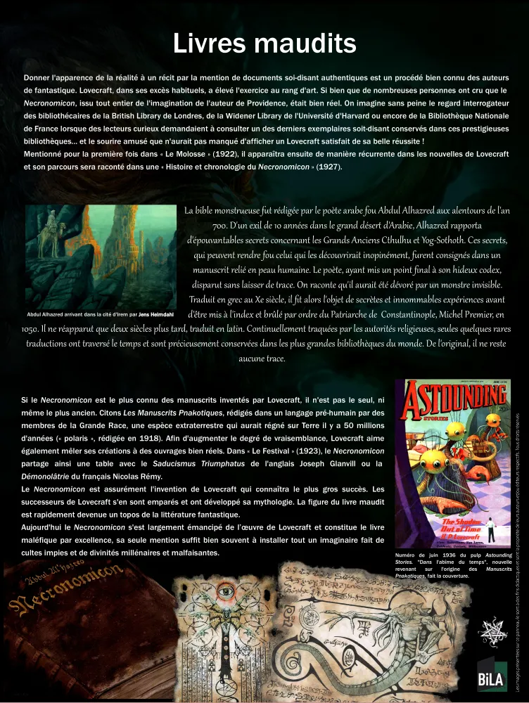 Lovecraft ou l'horreur moderne