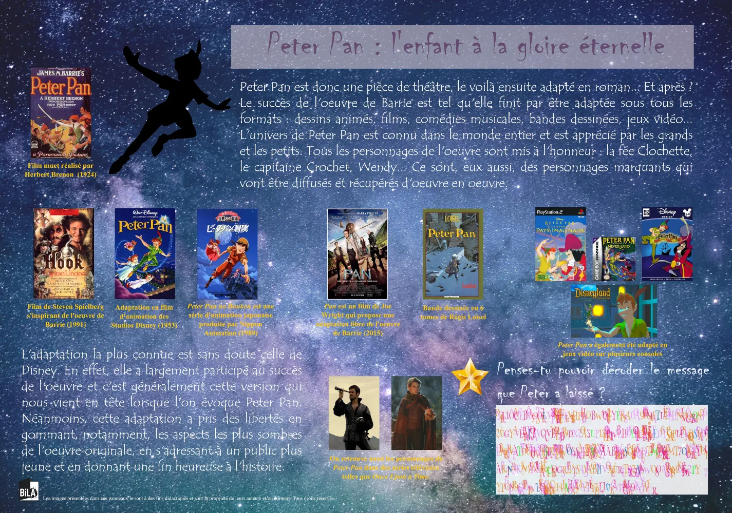 Peter Pan : expo-jeu