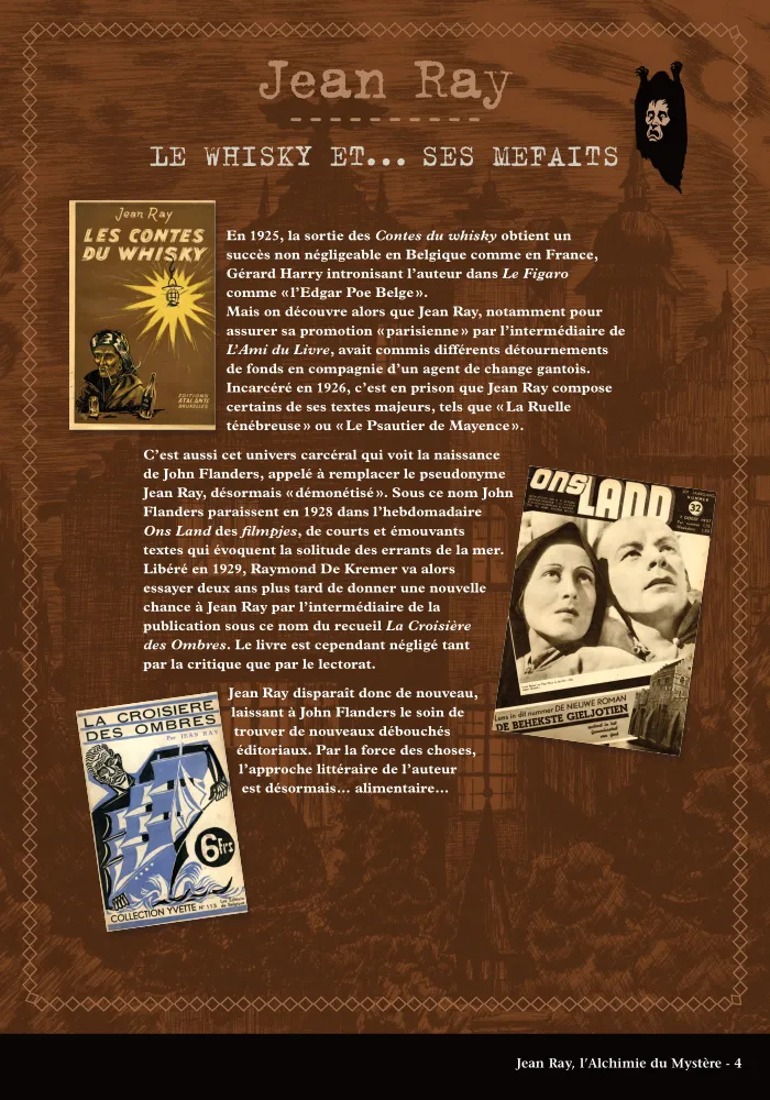 Jean Ray, l’alchimie du mystère (+ colis de livres)