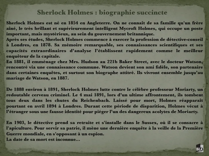 Sherlock Holmes : l'univers du plus célèbre des détectives