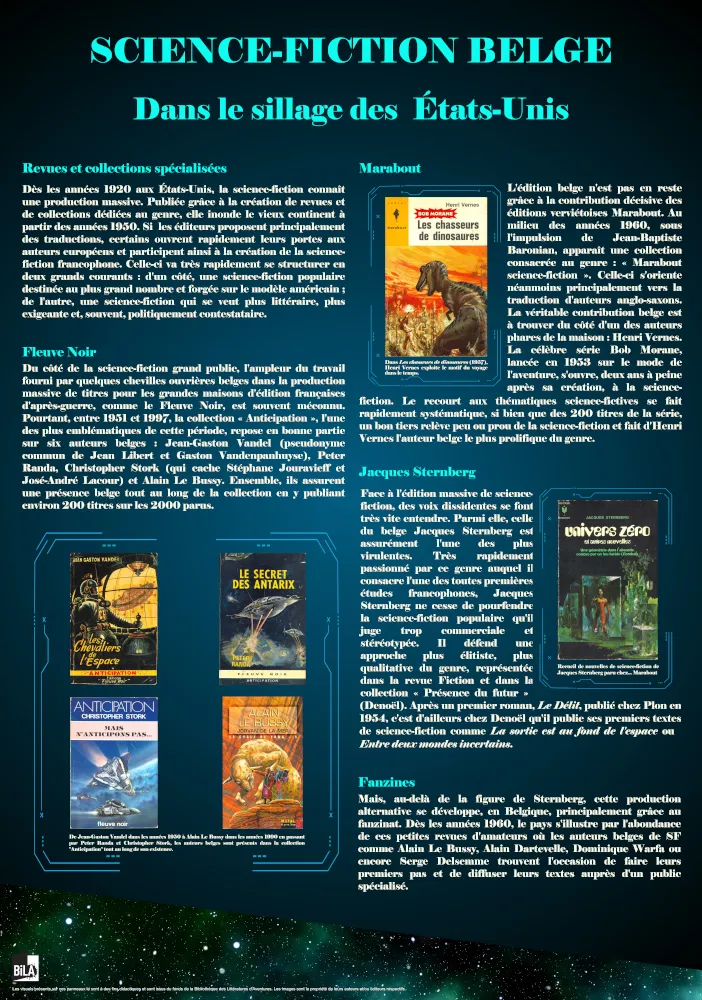 Panneau 2 exposition Science-fiction belge