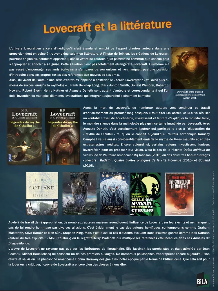 Lovecraft ou l'horreur moderne