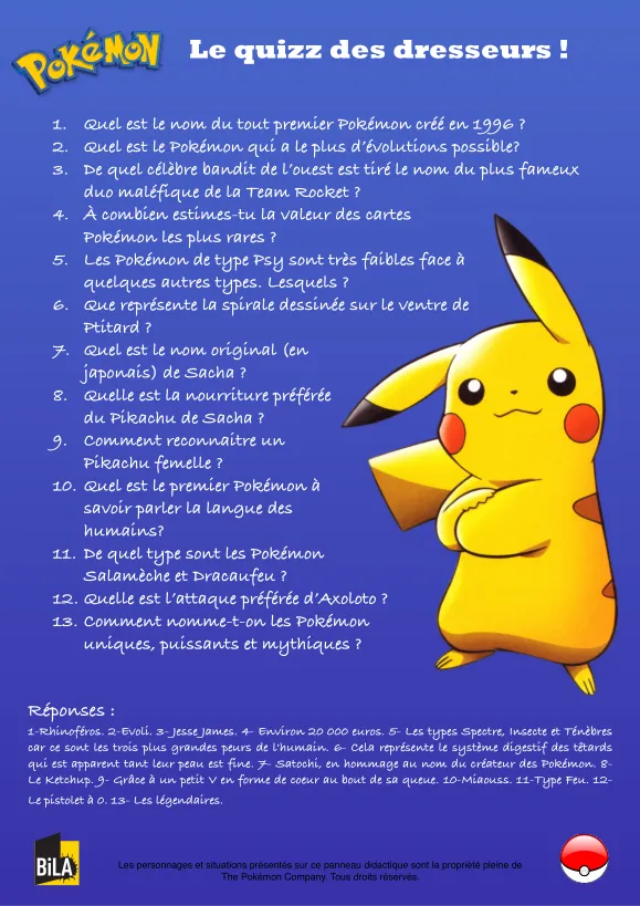 Pokémon : des monstres et des jeux