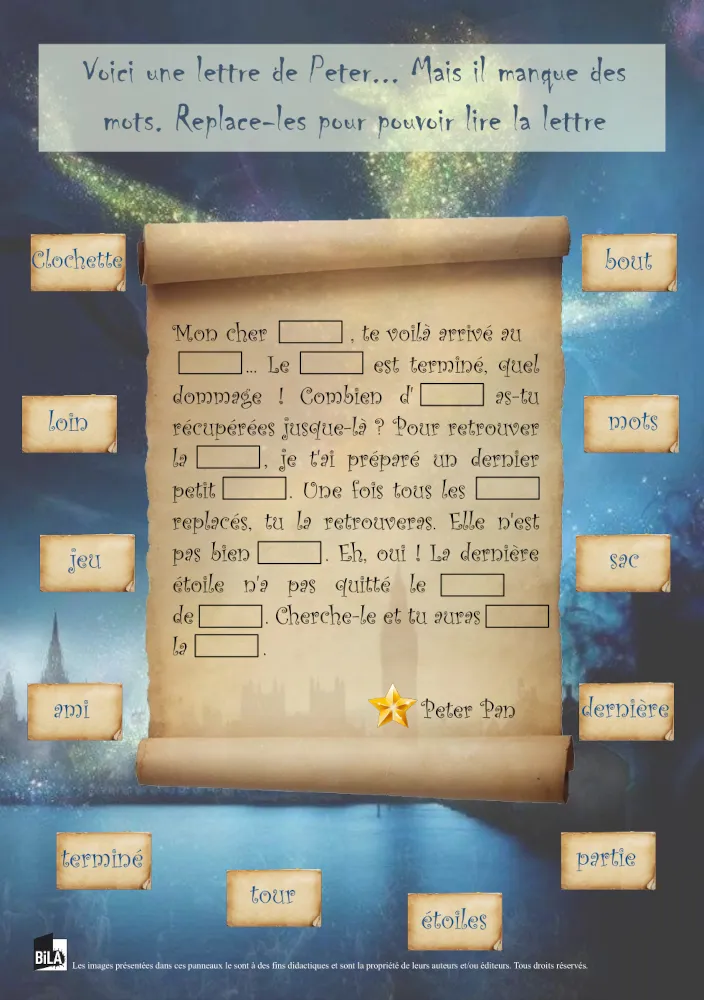 Peter Pan : expo-jeu