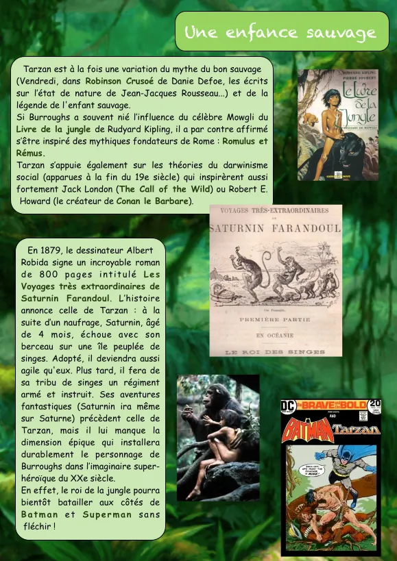 Tarzan et les tarzanides : les seigneurs de la jungle