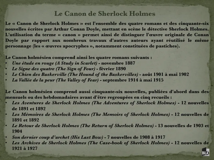 Sherlock Holmes : l'univers du plus célèbre des détectives