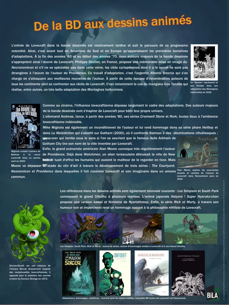 Lovecraft ou l'horreur moderne