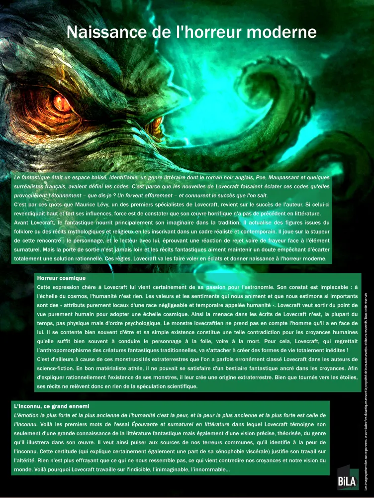 Lovecraft ou l'horreur moderne
