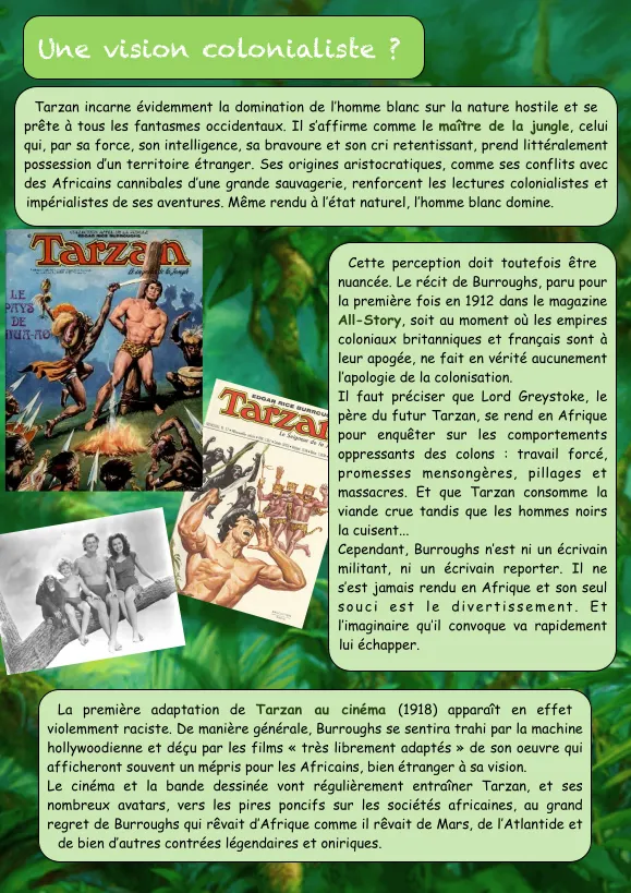 Tarzan et les tarzanides : les seigneurs de la jungle