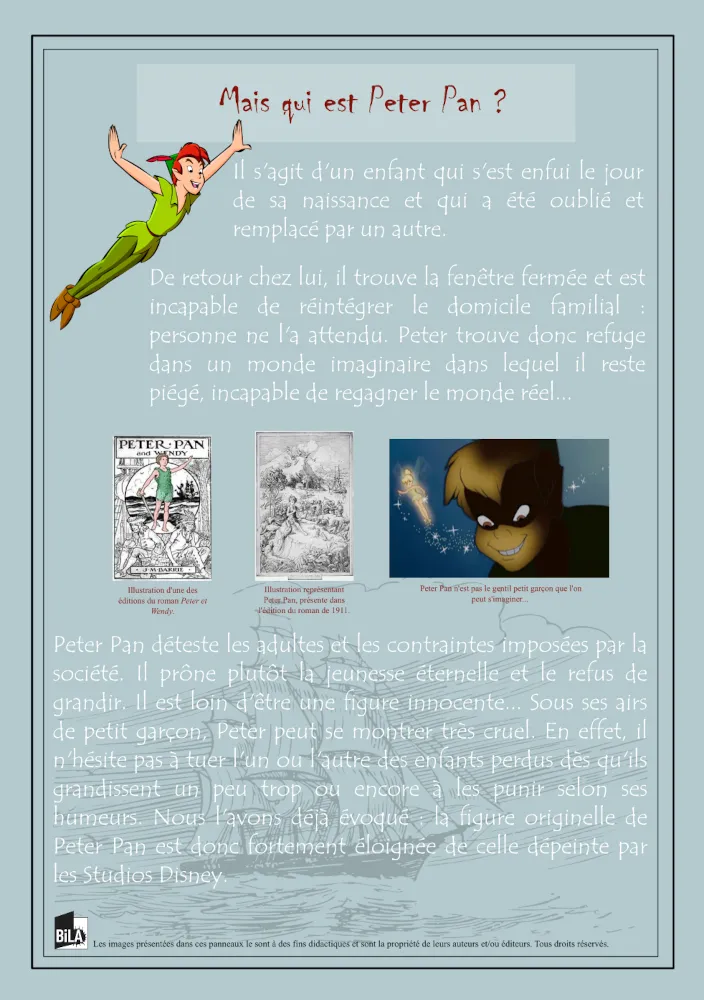 Peter Pan : expo-jeu