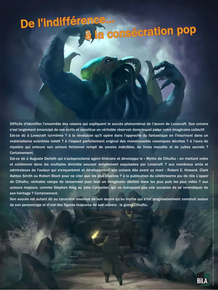 Lovecraft ou l'horreur moderne