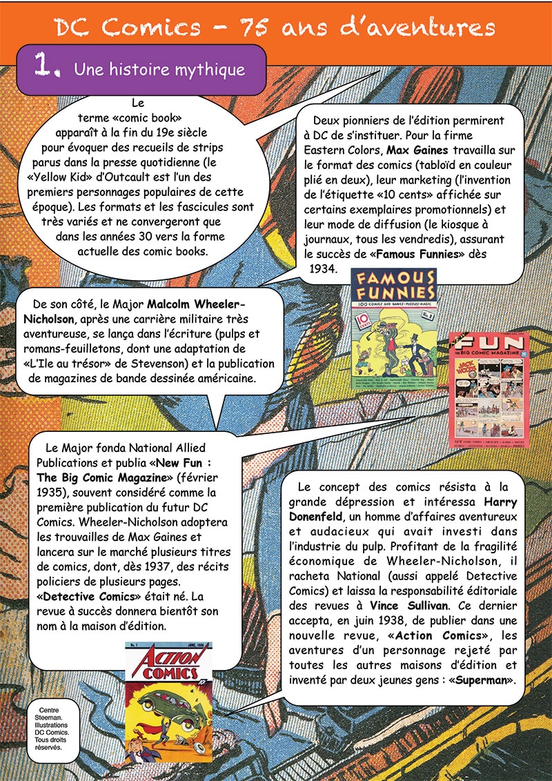 DC Comics, 75 ans d’aventures